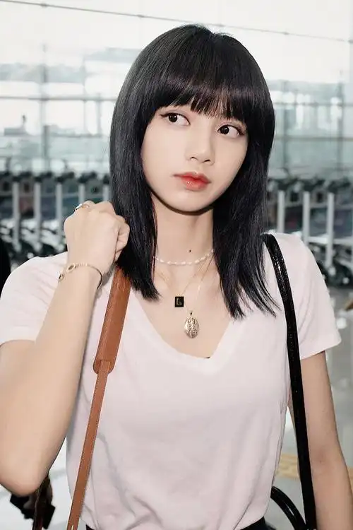 blackpink lisa同款古力娜扎基础款纯色t恤修身棉短袖体恤上衣女