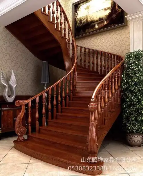 厂家生产实木楼梯扶手围栏 木质踏步板窗台围栏可定制-阿里巴巴