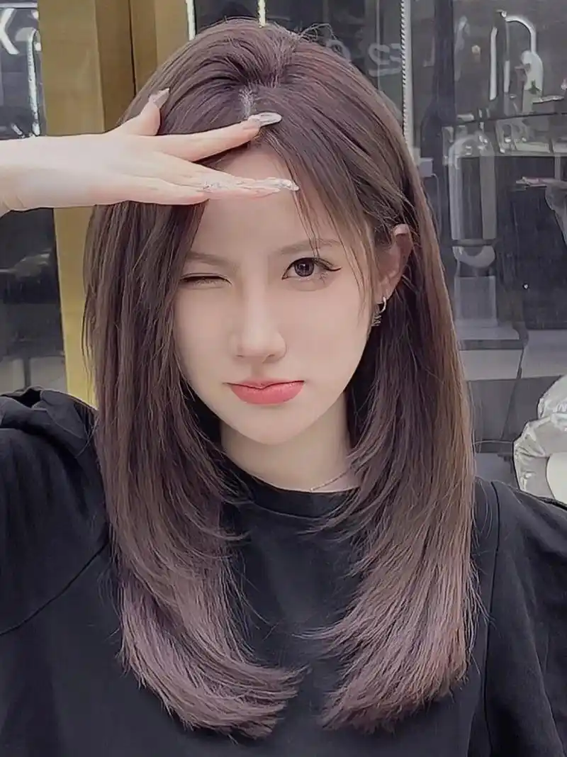 锁骨发特别好看.2024,流行锁骨发型姐妹们可种草|||圆脸 - 抖音