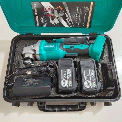 晶亿无刷锂电大功率角磨机多功能抛光切割打磨机充电式电动工具