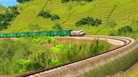 火车轨道弯道弧度85度,火车大幅度转弯