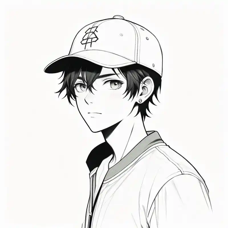 黑白素描头像,男生专属97