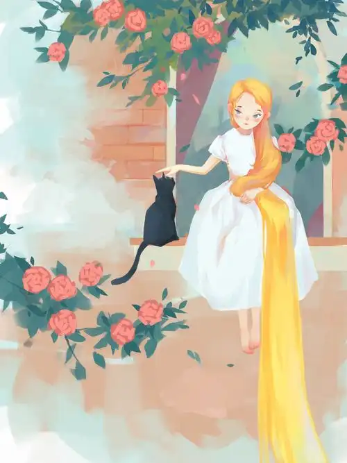 长发公主 - 豆儿 - 原创作品 - 视觉中国(shijueme)