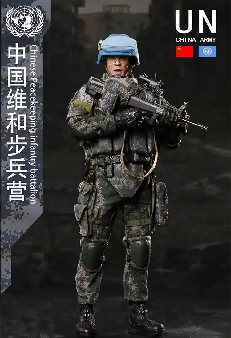 兵人模型分享.1:616兵人模型 73016中国维和步兵营  - 抖音