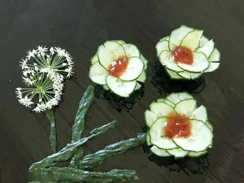 我的美食菜谱 82-53——黄瓜拼盘
