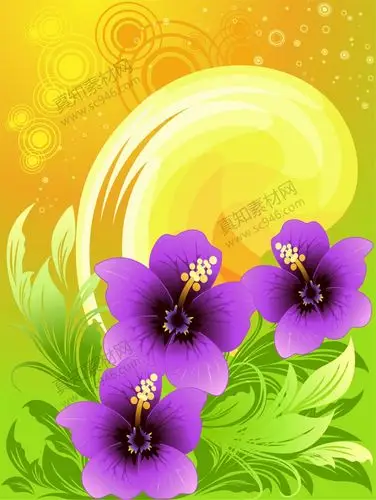 精美花卉墙纸壁画图案矢量素材 -20180820233803.eps 源文件