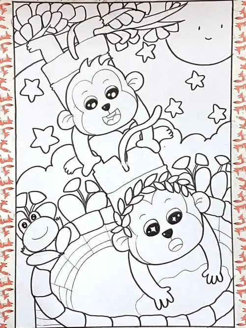 好画的绘画简笔画主题