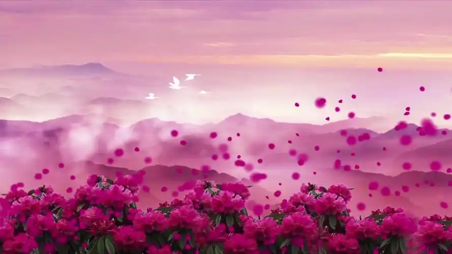 1,十送红军 映山红主屏背景(教育局)