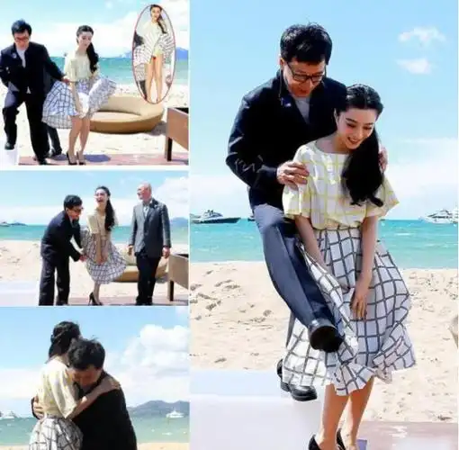 成龙和范冰冰亲密接触的9个瞬间,不知道李晨吃醋没?