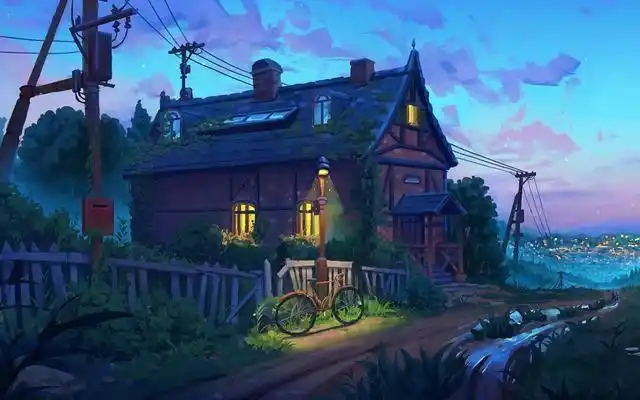 45张超美动漫风景场景壁纸图片