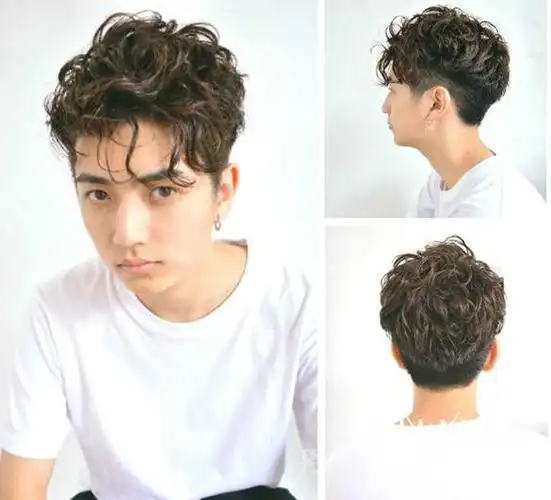 男生个性纹理烫发