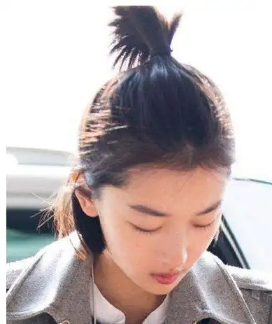 扎短发的妹纸从额头美到后脑勺这么多种短发扎法总有你会用的