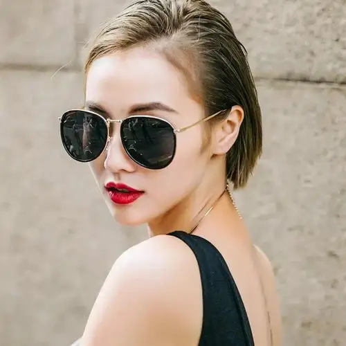 2018新款近视墨镜女韩版潮复古太阳镜防紫外线长脸方脸ins眼镜潮