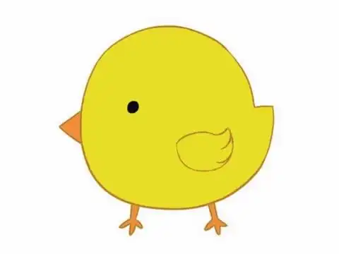 卡通小鸡简笔画画法步骤图片大全,图片,简笔画-学笔画