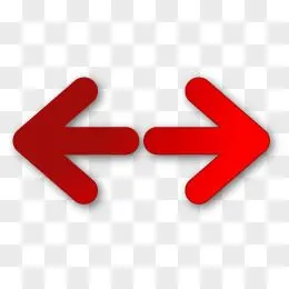 左右箭头符号图标
