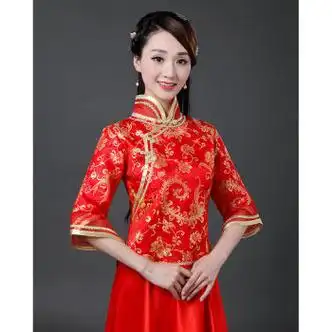 pupg中国风中式伴娘团红色喜庆衣服小凤仙表演服装女姐妹团外嫁回娘家