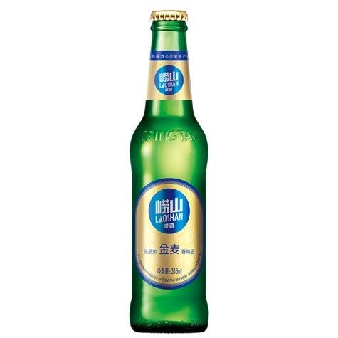 123456崂山啤酒青岛崂山啤酒经典金麦316ml*24瓶99元119元(券后省20
