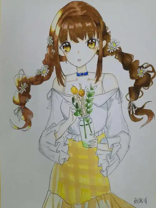 画画可是我的长项.偶尔休息的时候,我便喜欢画画,沉浸在画画的世界里.