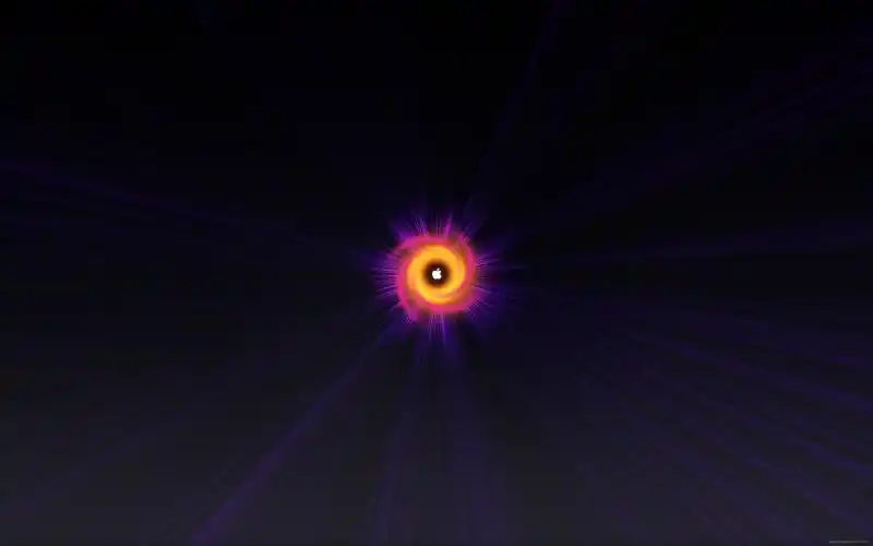 苹果淡紫色壁纸