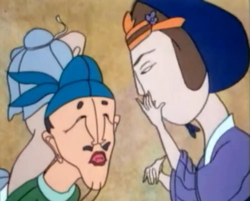 哈哈镜花缘—两面国游记,优秀国产动画片,剧情发人深思