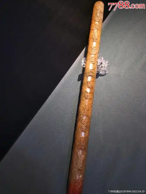 骆越满纹文如意金箍棒高古玉古代文化红水河出水真实记载包老保真到代