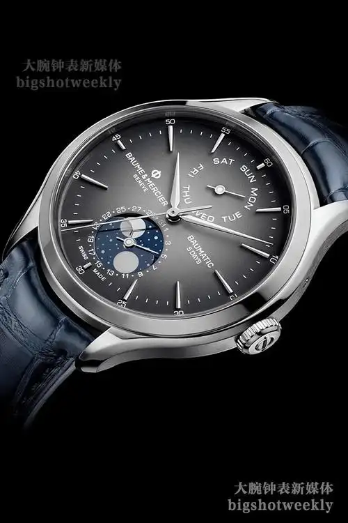 名士baumatic月相腕表"摆拍",太会摆了 丨 大腕钟表新媒体-全球腕表