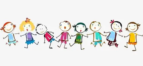 8个彩绘儿童插画设计矢量素材