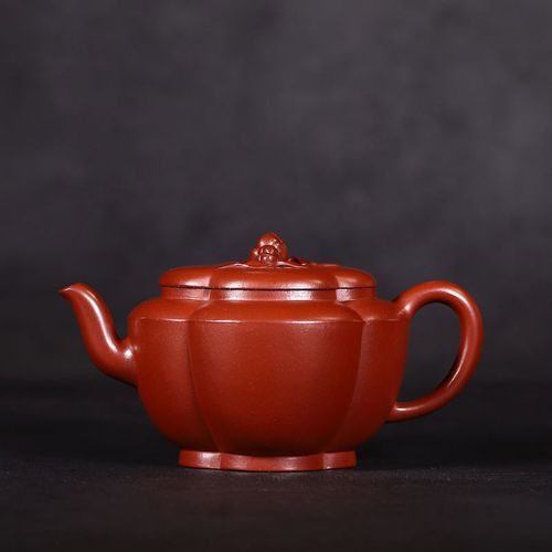 台湾回流紫砂壶旧藏全手工硕果壶老茶壶陈国良 原矿朱泥功夫茶具