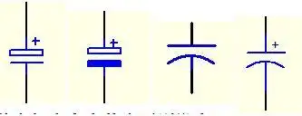问一下,图中第一个电容叫什么,在protel中哪个库可以找到,英文是什么.