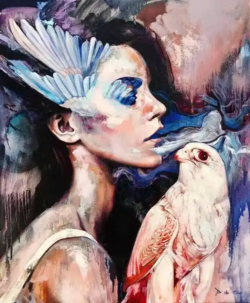 12岁开始画画16岁卖画赚100万她说我是靠做梦画画