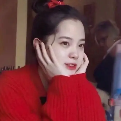 红色系头像|欧阳娜娜头像