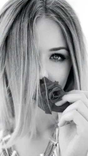 欧美 女生 壁纸 头像 黑白