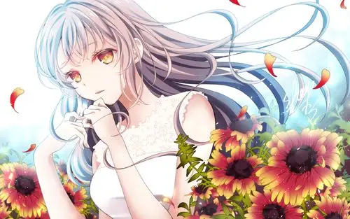 二次元动漫女生图片桌面壁纸_高清养眼动漫美女桌面壁纸_三千图片网