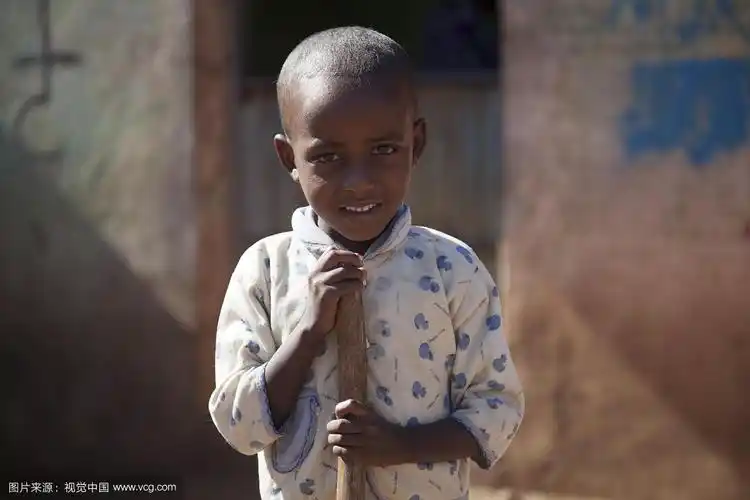 小男孩,肖像,迪勒达瓦,埃塞俄比亚,非洲