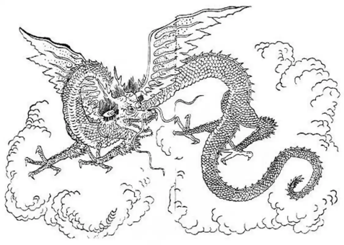 旱而为应龙之状,乃得大雨.