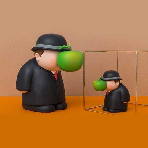 大艺术家戴珍珠耳环少女家居摆件潮流艺术品手办女生礼物大美术馆