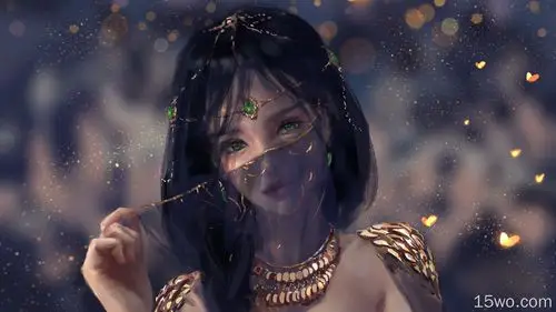 鬼,刀,北,漠,公主,风铃,4k,桌面壁纸e屋壁纸为你提供高清的鬼刀北漠