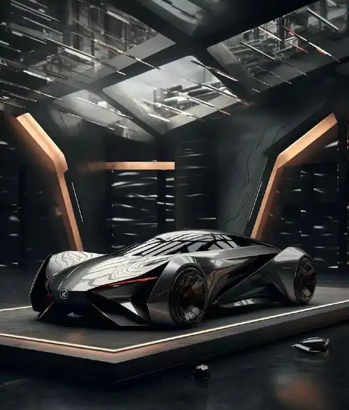 汽车就变成了这个样子,像极了科幻电影的产物,炫酷又霸气