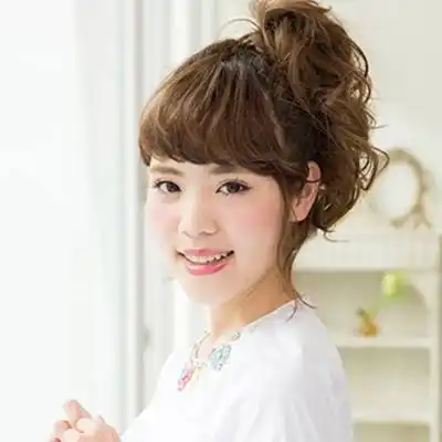 中长卷发发型扎法展示4款扎发最显清新甜美范