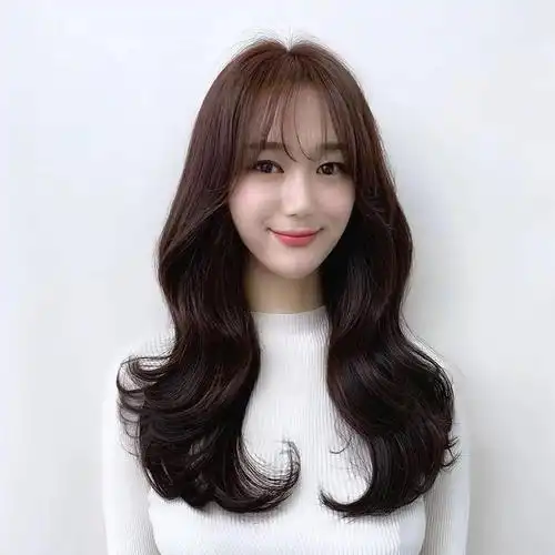 发型欣赏网红大波浪卷