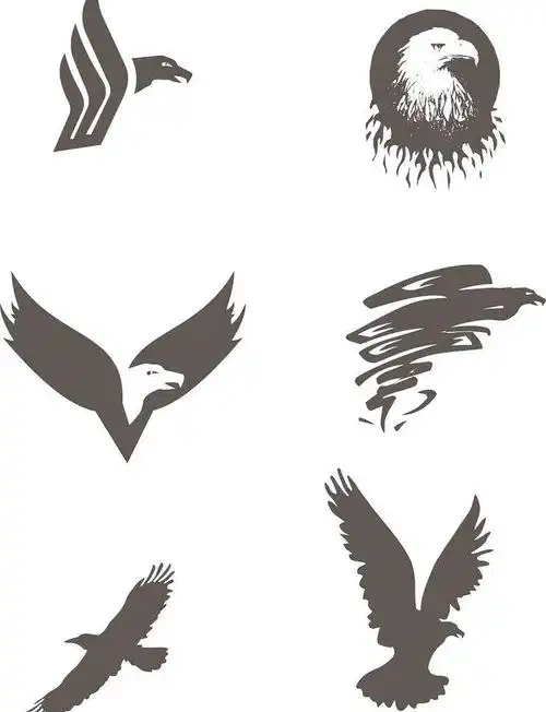 鹰 翅膀 图腾图片