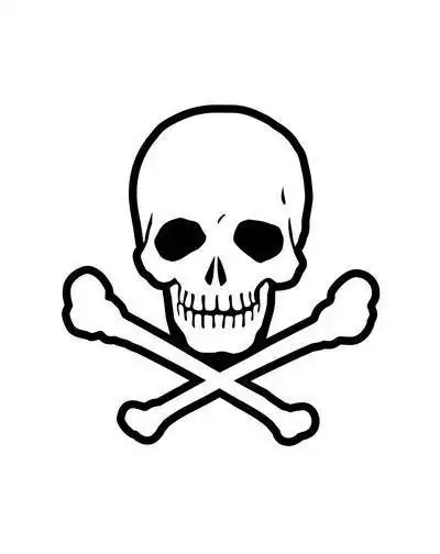 骷髅简笔画图片幼儿万圣节主题简笔画图片大全万圣节小鬼骷髅头简单9