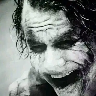 希斯莱杰小丑高清头像图片_www.qqtu8.com