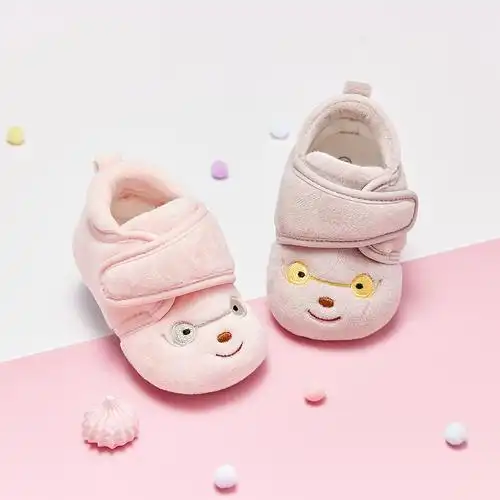 宝宝鞋子戴维贝拉童鞋男女2021秋冬新款步款步棉鞋婴儿步前鞋