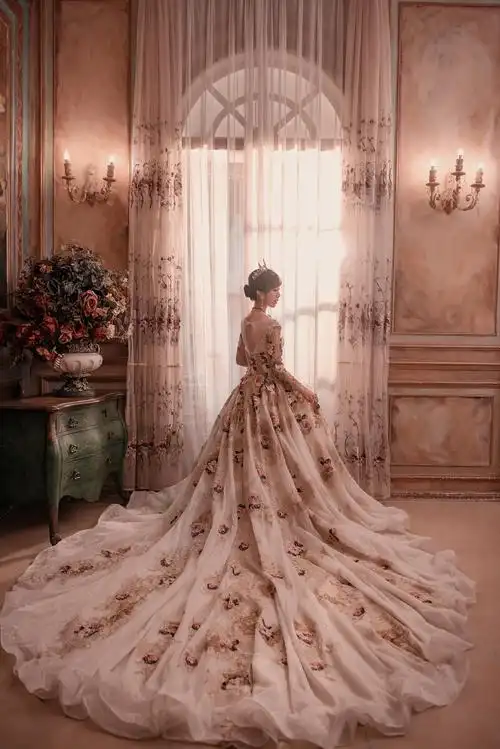 穿上婚纱每个女生最美的时刻最美婚纱