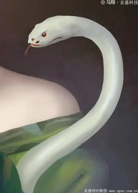 古风人物插画教程《青蛇》(下)