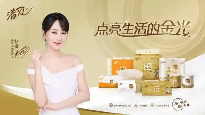 成为全新清风品牌代言人