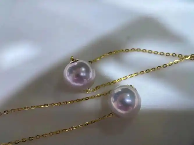 最近一批是11-12的福利珠,够大够亮价格香#珍珠项链  #夏日必备