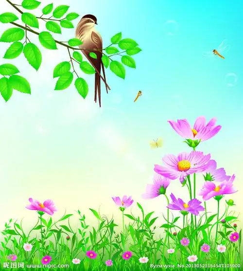 夏季花卉矢量素材矢量图__花草_生物世界_矢量图库_昵图网nipic.com