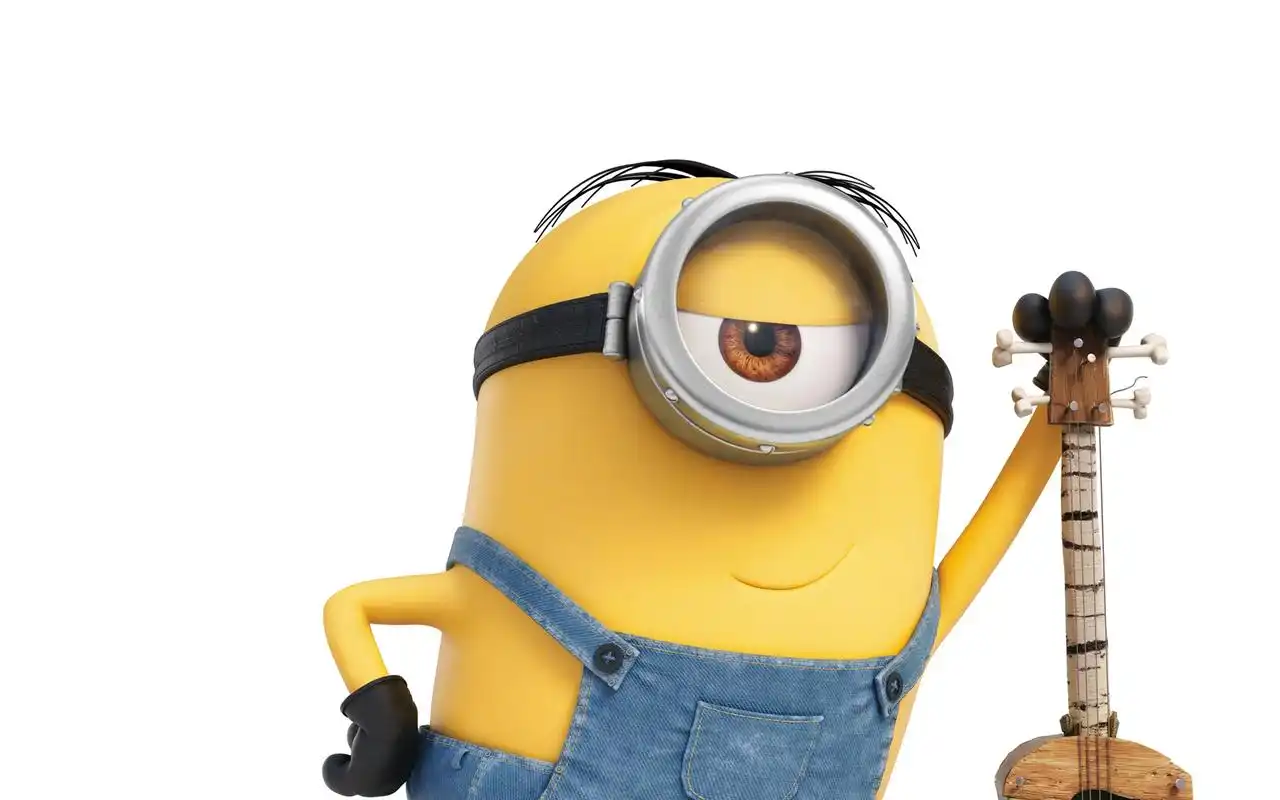 可爱呆萌的小黄人卡通图片壁纸